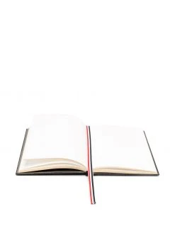 Thom Browne pebbled leather blank notebook
