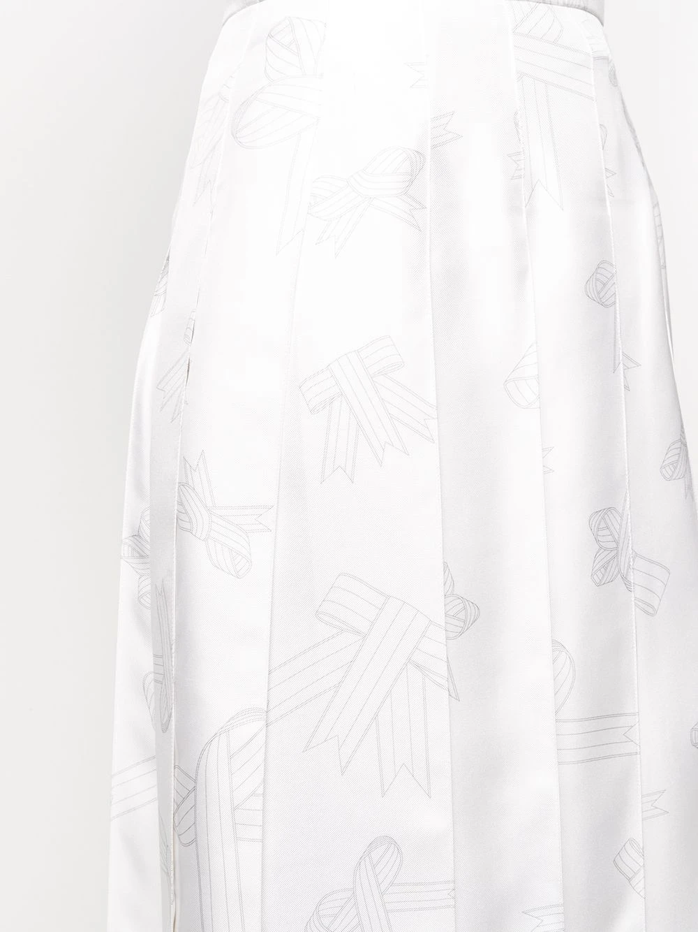 Best Pirce ❤️ Thom Browne Ribbons print pleated skirt pleated skirts of women ✨ 5 Thom Browne ribbons print pleated skirt