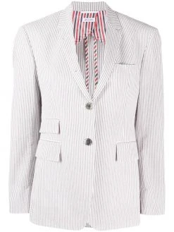 Thom Browne stripe single-breasted blazer