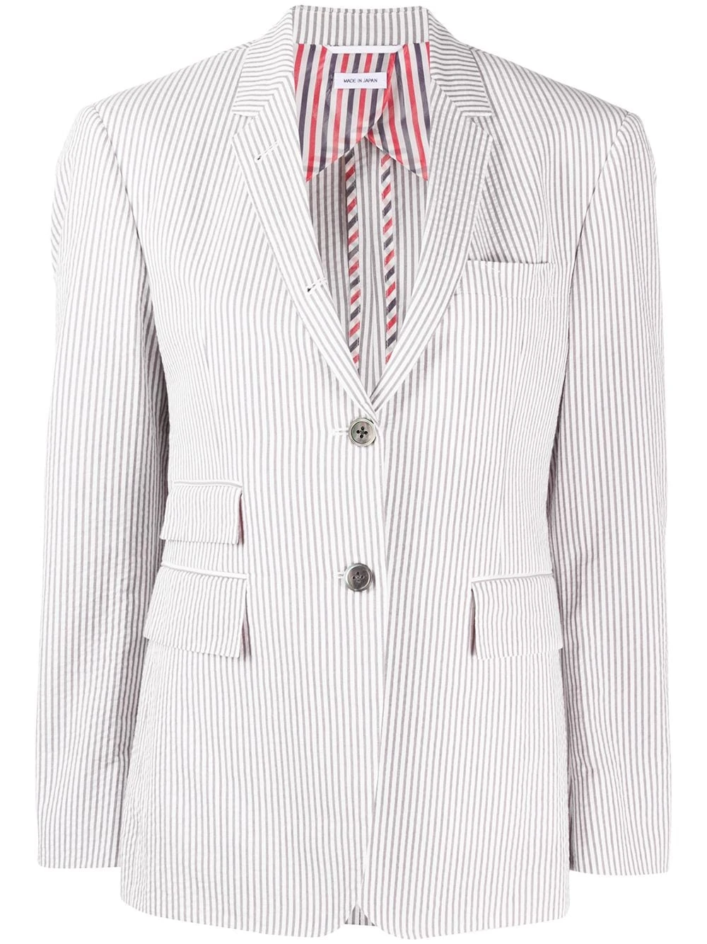 Budget π Thom Browne Stripe single breasted blazer blazers of women π 1 Thom Browne stripe single-breasted blazer