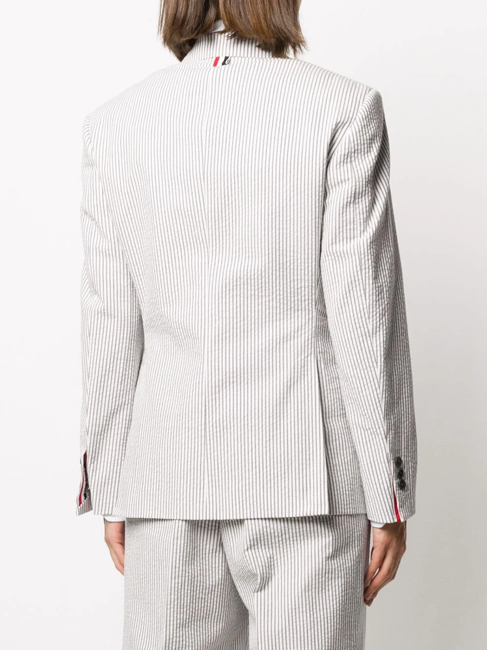 Budget π Thom Browne Stripe single breasted blazer blazers of women π 4 Thom Browne stripe single-breasted blazer