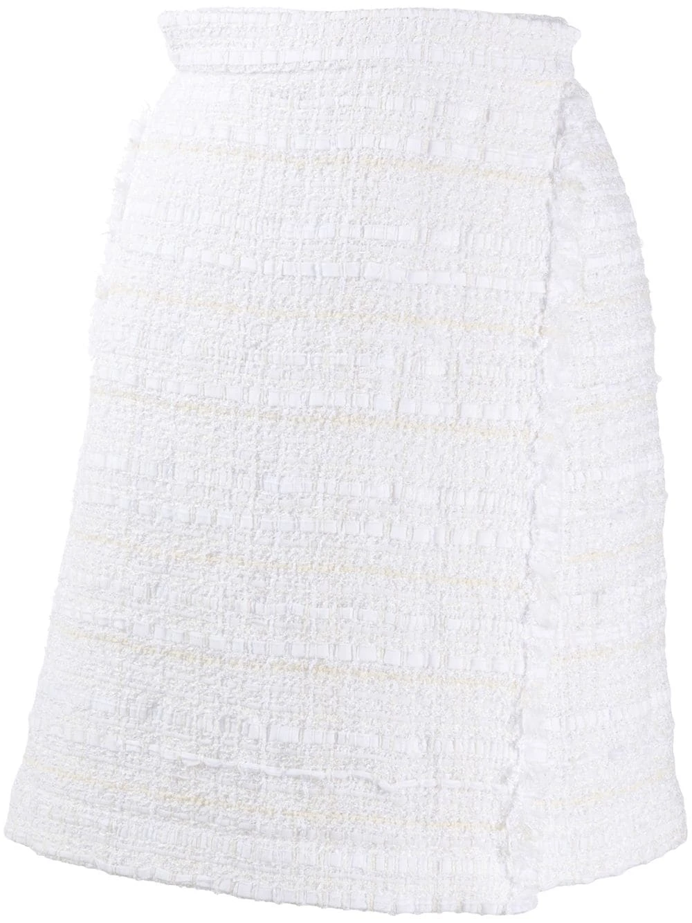 Outlet π Thom Browne Frayed tweed wrap shorts knee-length shorts of women βοΈ 1 Thom Browne frayed tweed wrap shorts