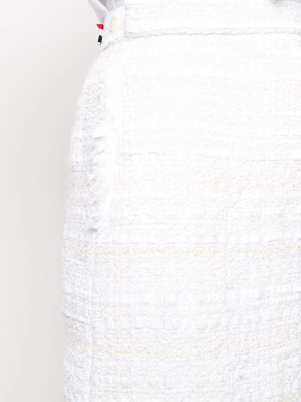 Outlet π Thom Browne Frayed tweed wrap shorts knee-length shorts of women βοΈ 5 Thom Browne frayed tweed wrap shorts