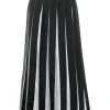 Thom Browne RWB-detail pleated ankle-length skirt
