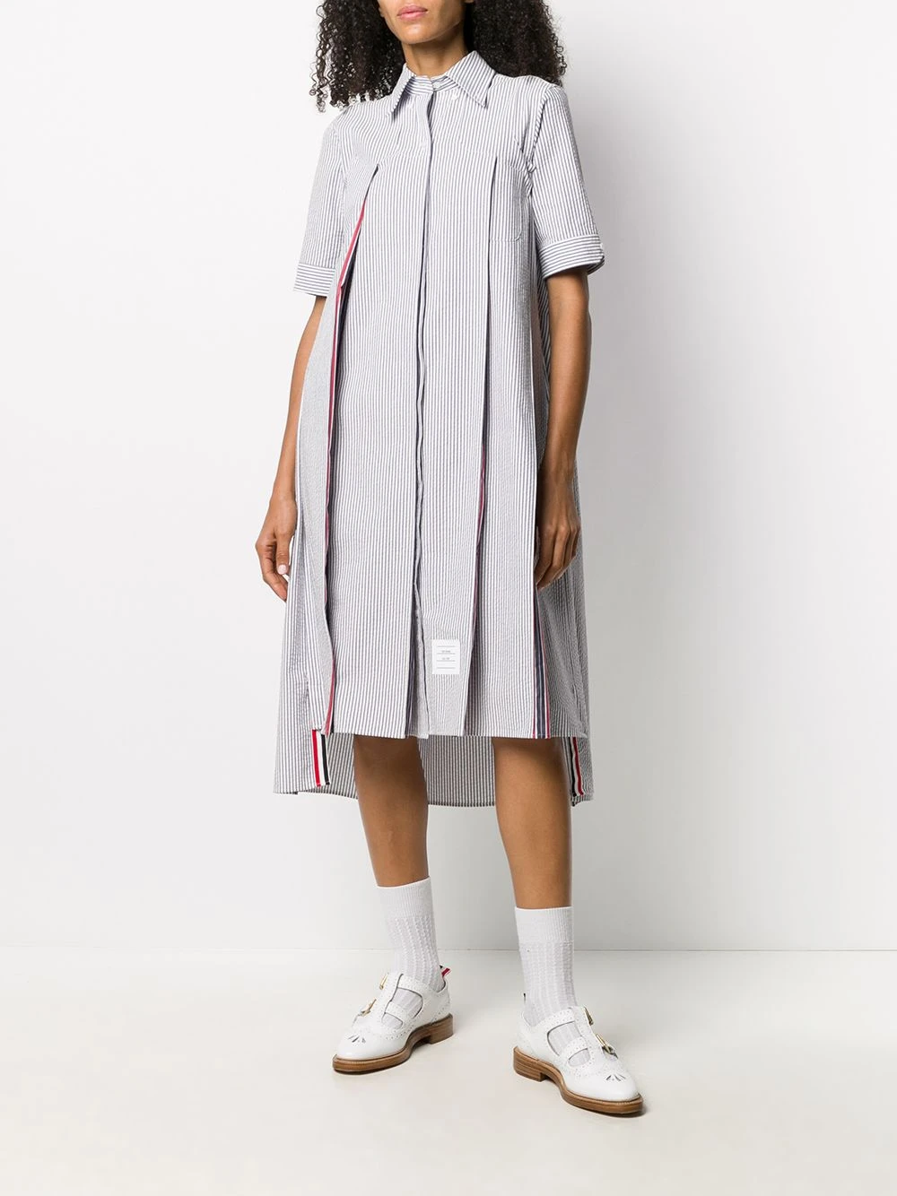 Promo π Thom Browne Seersucker shirt dress day dresses of women π 2 Thom Browne seersucker shirt dress