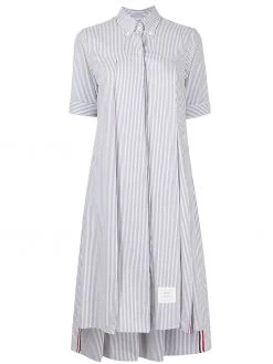 Thom Browne seersucker shirt dress