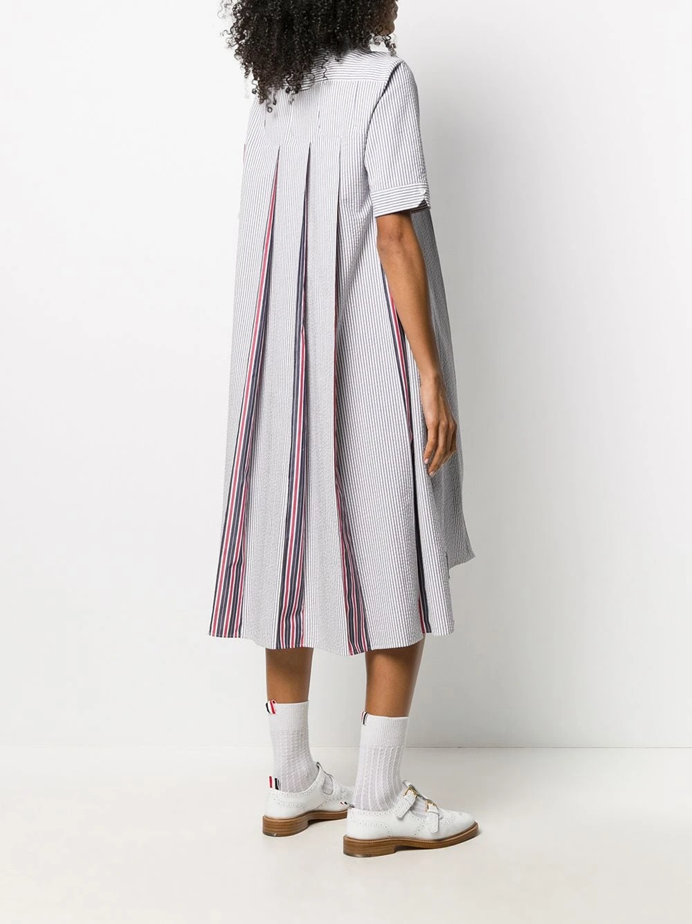 Promo π Thom Browne Seersucker shirt dress day dresses of women π 4 Thom Browne seersucker shirt dress