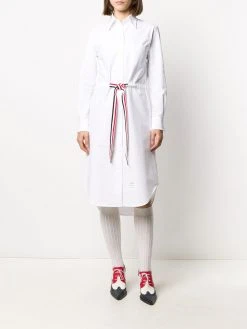 Thom Browne belted shirt dress