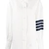 Thom Browne 4-Bar stripe oversize shirt