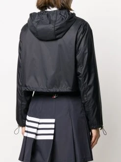 Thom Browne RWB-stripe short parka