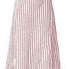 Thom Browne RWB-stripe mid-length skirt