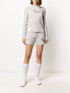 Thom Browne Hector Icon patch shorts