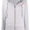 Thom Browne patch-detail zip-up hoodie