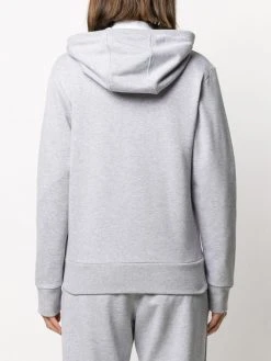 Thom Browne patch-detail zip-up hoodie