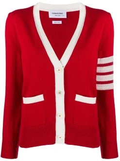 Thom Browne Hector Icon intarsia V-neck cardigan