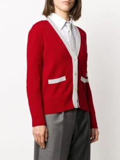 Thom Browne Hector Icon intarsia V-neck cardigan