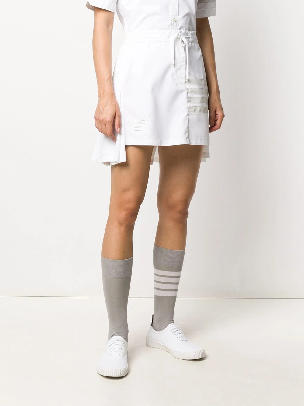 Promo βοΈ Thom Browne Pleated back mini skirt a-line skirts of women π₯° 3 Thom Browne pleated back mini skirt