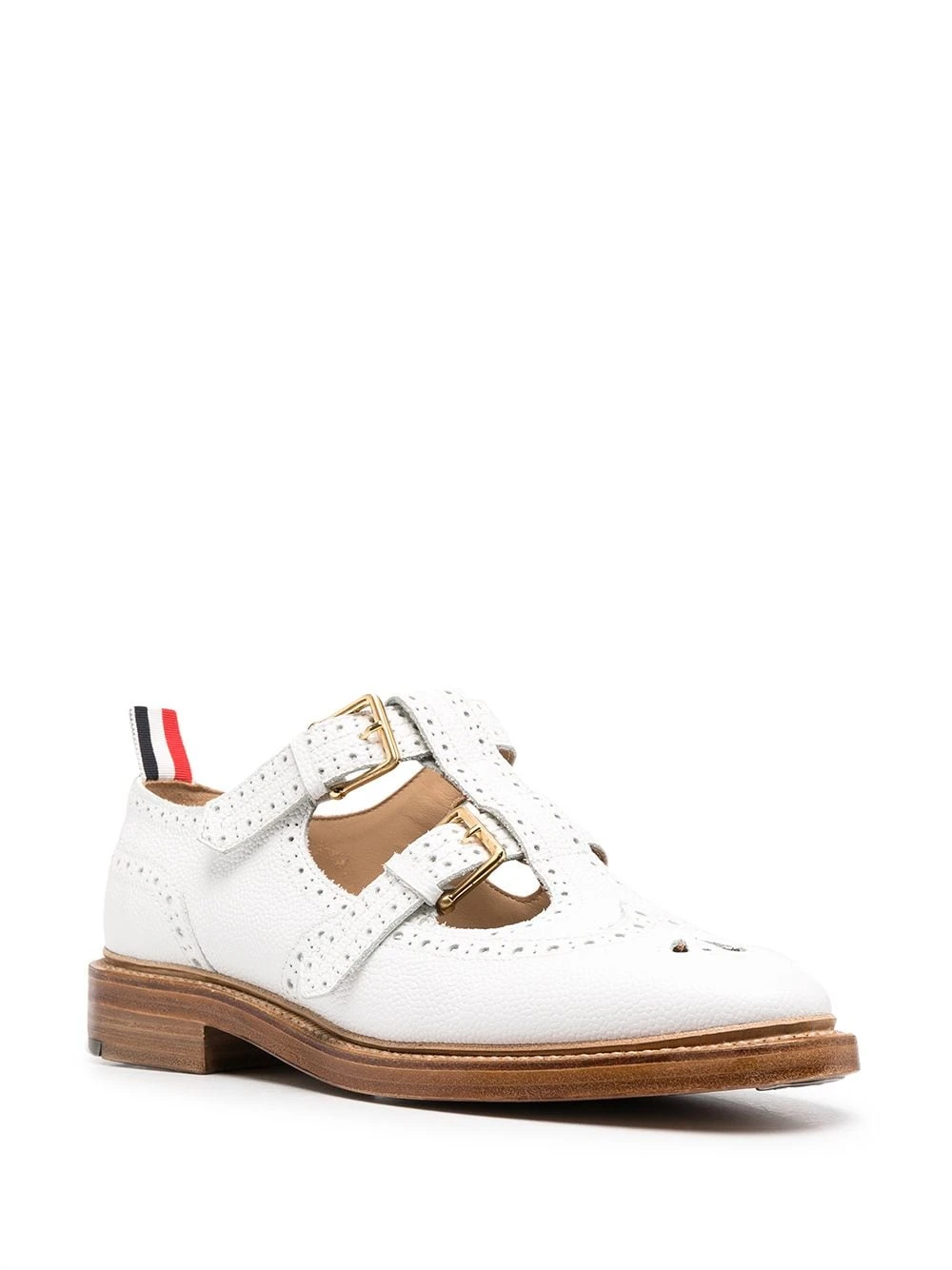 Cheap ❤️ Thom Browne 2 Strap T bar Mary Janes pumps of women ✔️ 2 Thom Browne 2-Strap T-bar Mary Janes