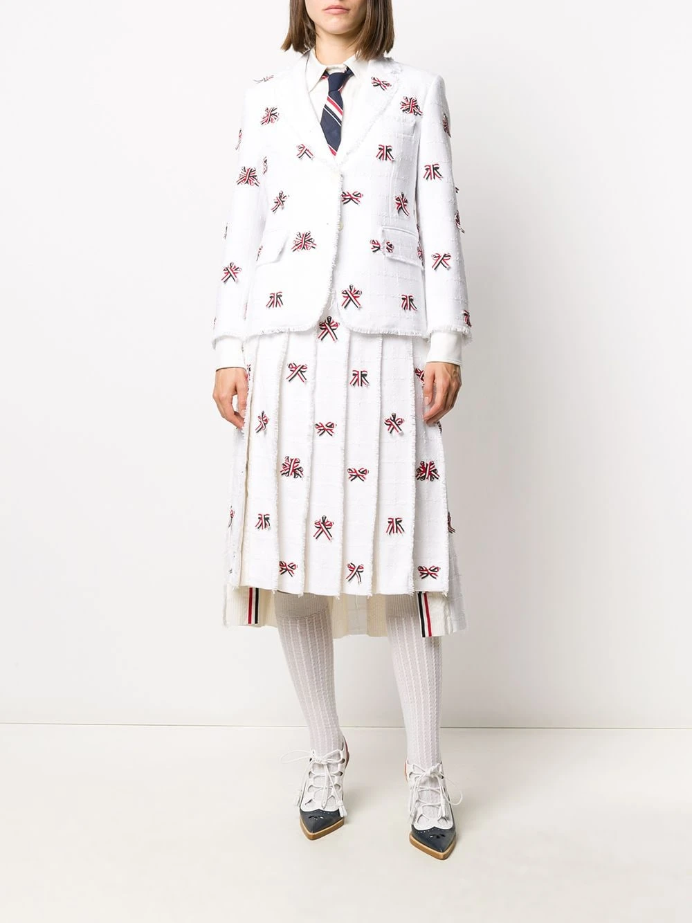 Budget π Thom Browne RWB stripe classic shirt shirts of women β€οΈ 2 Thom Browne RWB-stripe classic shirt