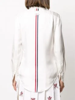 Budget π Thom Browne RWB stripe classic shirt shirts of women β€οΈ 8 Thom Browne RWB-stripe classic shirt