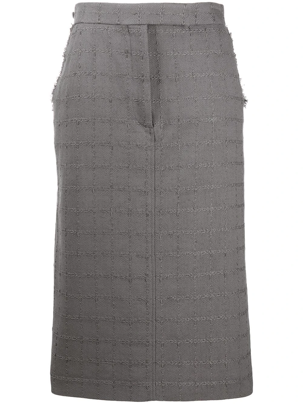 Best Sale β€οΈ Thom Browne Windowpane tweed sack skirt straight skirts of women π 1 Thom Browne windowpane-tweed sack skirt