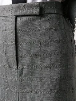 Best Sale β€οΈ Thom Browne Windowpane tweed sack skirt straight skirts of women π 9 Thom Browne windowpane-tweed sack skirt