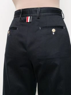 Discount ❤️ Thom Browne Stitching detail cropped trousers cropped pants of women ⭐ 11 Thom Browne stitching-detail cropped trousers