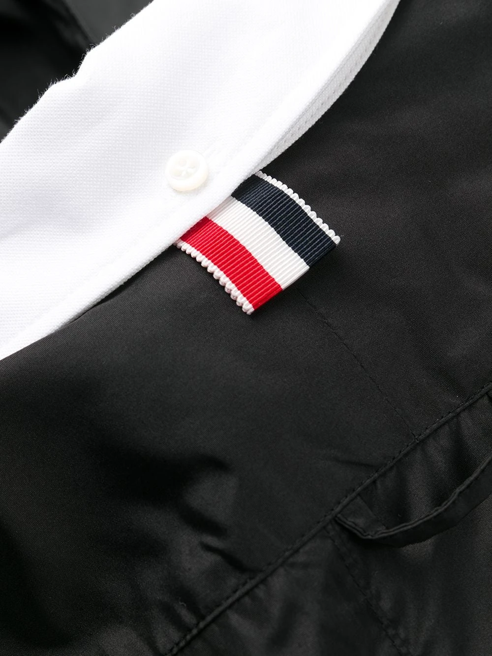 Promo π Thom Browne Contrasting collar pleated shirt dress day dresses of women 𧨠7 Thom Browne contrasting-collar pleated shirt dress