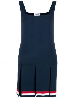 Thom Browne RWB-stripe pleated dress