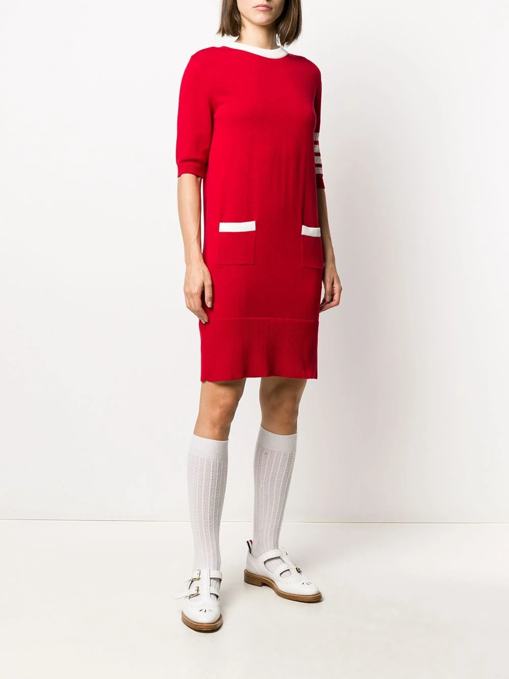 Top 10 ⭐ Thom Browne Hector motif jumper❤️ dress day dresses of women ✨ 3 Thom Browne Hector motif jumper dress