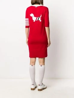 Top 10 ⭐ Thom Browne Hector motif jumper❤️ dress day dresses of women ✨ 10 Thom Browne Hector motif jumper dress