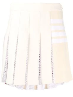 Thom Browne 4-Bar pleated mini skirt