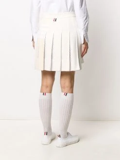 Thom Browne 4-Bar pleated mini skirt