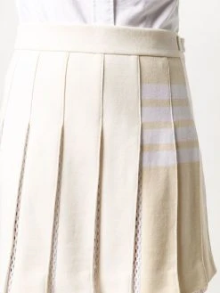 Thom Browne 4-Bar pleated mini skirt