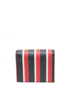 Thom Browne shoulder strap stripe print cardholder