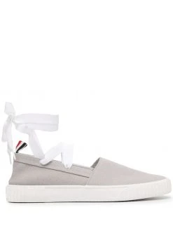 Thom Browne removable tie espadrille sneakers