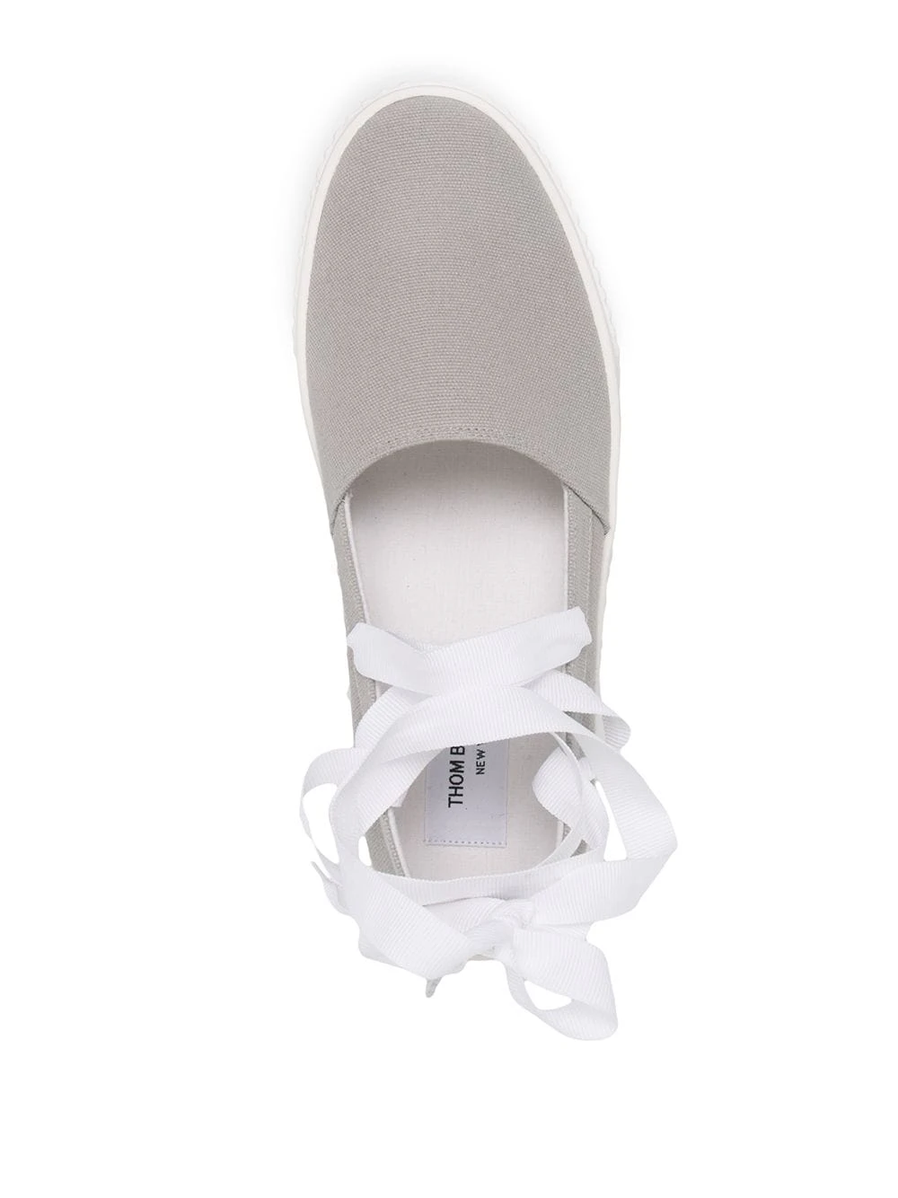 Buy β Thom Browne Removable tie espadrille sneakers espadrilles of women π 4 Thom Browne removable tie espadrille sneakers