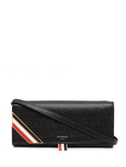 Thom Browne RWB flap clutch