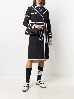 Thom Browne RWB flap clutch