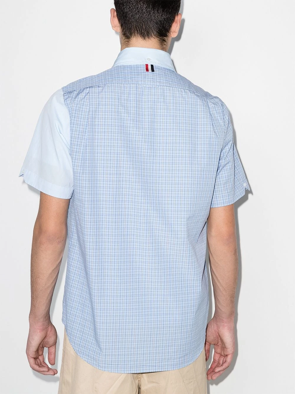 Best Pirce β Thom Browne Fun Mix short sleeve shirt shirts of men π 3 Thom Browne Fun Mix short-sleeve shirt