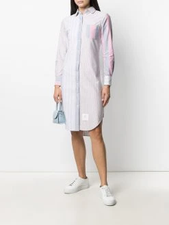 Thom Browne RWB midi shirt dress