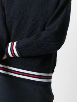 Thom Browne knitted stripe detail jumper