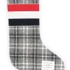 Thom Browne tartan wool holiday stocking