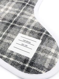 Thom Browne tartan wool holiday stocking
