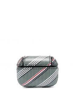 Thom Browne stripe-pattern AirPods case