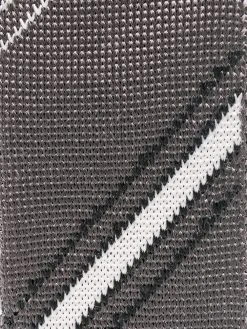 Thom Browne diagonal stripe knitted tie