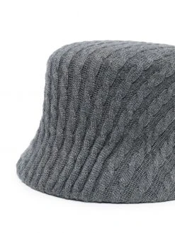 Thom Browne cable knit bucket hat