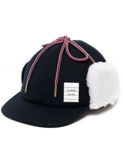 Thom Browne shearling hunting cap
