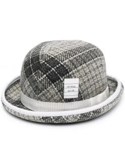 Thom Browne checked bucket hat