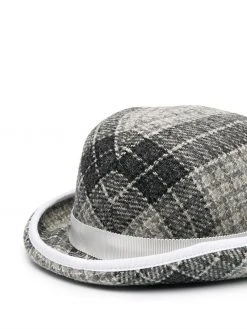Thom Browne checked bucket hat